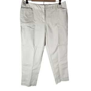 LIZ CLAIBORNE Tan Khaki Chino Ankle Casual Pants SZ 14 EUC